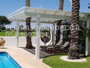  פרגולות אלומיניום דמוי עץ אמיתי ב 4 צבעים / מצללות צרות או רחבות בצפיפות משתנה / דמוי עץ מדוע ? טקסטורה , חתך קורות רחב , שיטות חיבור , וגימורי קצה - כולם מחכים את העץ ! תגידו שלום לתחזוקה ! אישור מהנדס ! 10 שנות אחריות ! 