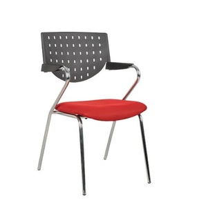 מיאמי כסא אורח והמתנה נערם דמוי עור שחור מיליון כסאות