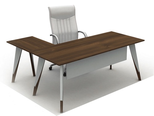 טרנד שולחן עבודה יוקרתי מלמין עם קושרת 160 סמ כולל שלוחה