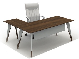 טרנד שולחן עבודה יוקרתי מלמין עם קושרת 160 סמ כולל שלוחה מיליון כסאות