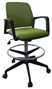 צילו כסא משרד שרטט בד שחור מיליון כסאות