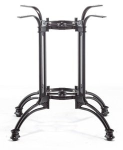 דגם F35 רגל אלומיניום לשולחן גובה 70 סמ צבועה שחור מיליון כסאות