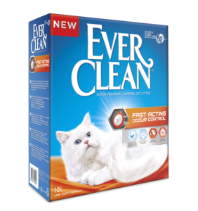 חול חתולים אוור קלין EverClean - פס כתום-10 ליטר - חדש!!!!