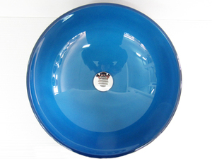 מבצע כיור זכוכית מונח עגול קוטר 35 ס"מ במבחר צבעים