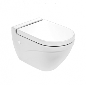 אסלה תלויה מעוצבת כולל מושב טריקה שקטה Bocchi