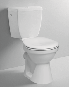 אסלת מונובלוק קומפלט כולל מושב ומנגנון Vitra