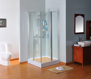 מקלחון פינתי 2 קבועים 2 דלתות