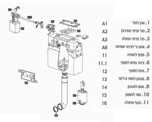 חלקי חילוף ניאגרה SCHWAB
