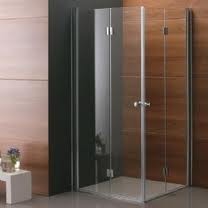 מקלחון פינתי בעל מפרק כפול (הרמוניקה) 80\80