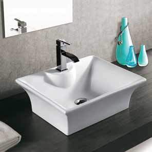 כיור מונח מלבני