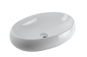 כיור רחצה אליפטי מונח דגם stok