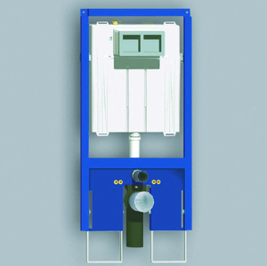 מיכל הדחה סמוי צר לקיר גבס SANIT