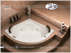 אמבטיה אקרילית פינתית 150\150