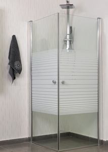 מקלחון פינתי דלתות פתיחה פנים\חוץ 80\80