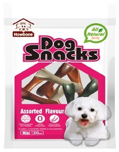  חטיף עצם טבעוני 5 ס"מ-30 יחידות 270 גרם האו-בון