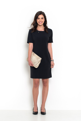 שמלה קלאסית עם שרוולים