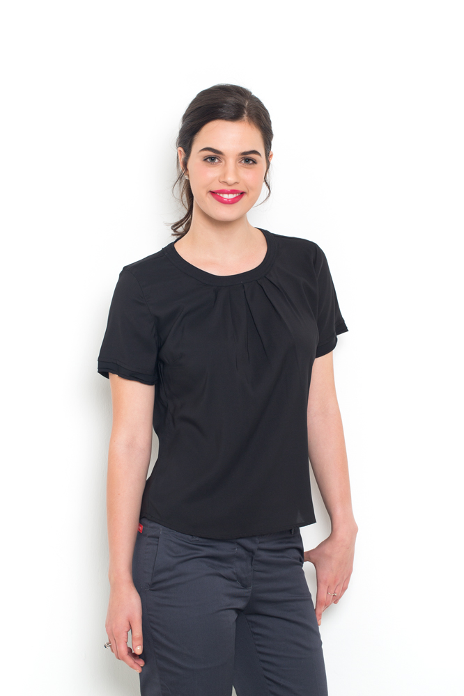 חולצת נשים עם כפלים