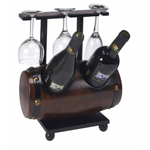 בר יין חבית ל 2 בקבוקים גימיק מתנות