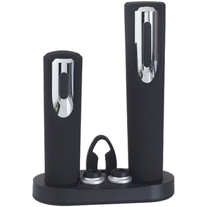 סט פותחן חשמלי עם משאבת יין במעמד גימיק מתנות