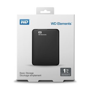 דיסק חיצוני "WD Elements 1TB 2.5 ווסטרן דיגיטל