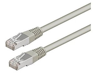 כבל רשת RJ45 מסוכך CAT 5E באורך 2 מ' OEM