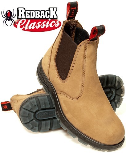 מגף  עור הפוך תוצרת Redback