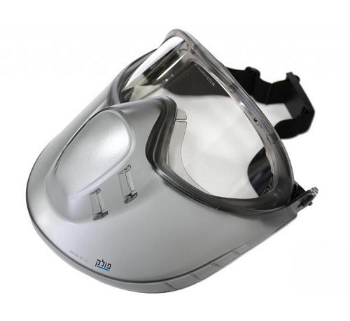 משקפי אבק משולב מגן פנים