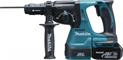 פטישון נטען 18v כולל 2 סוללות ומטען Makita