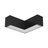 פרופיל חיבור FIXON 11W 3CCT L גוף שחור