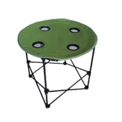 שולחן קמפינג עגול מתקפל