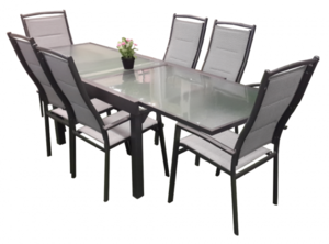 שולחן עם 6 כסאות לגינה A.C Australia Camp