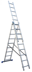 סולם אלומיניום 3X11 מתארך-הספקה טכנית הספקה טכנית-שר