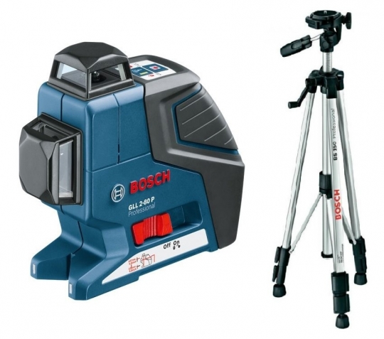 פלס היקפי 2 מעגלים כולל חצובה BOSCH