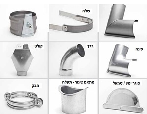 מרזב אבץ - לקבלת הצעת מחיר אנא הכינו שרטוט וצרפו ונשמח לעזור בהצעת מחיר