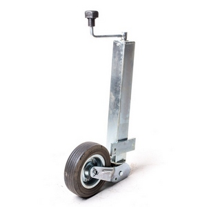 רגל חניה לעגלה 400 ק"ג גלגל מתקפל 