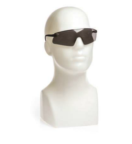 משקפי מגן ארגונומיות עדשות אפורות 