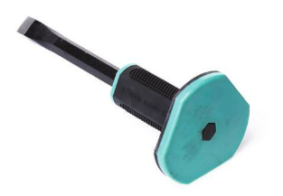 איזמל שטוח מוקשח כולל מגן יד 16X260 מ"מ ROHER