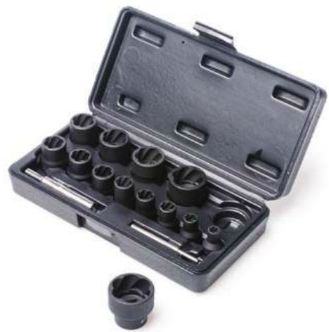 סט בוקסות "הפוכות" לחליצת ברגים/גוז