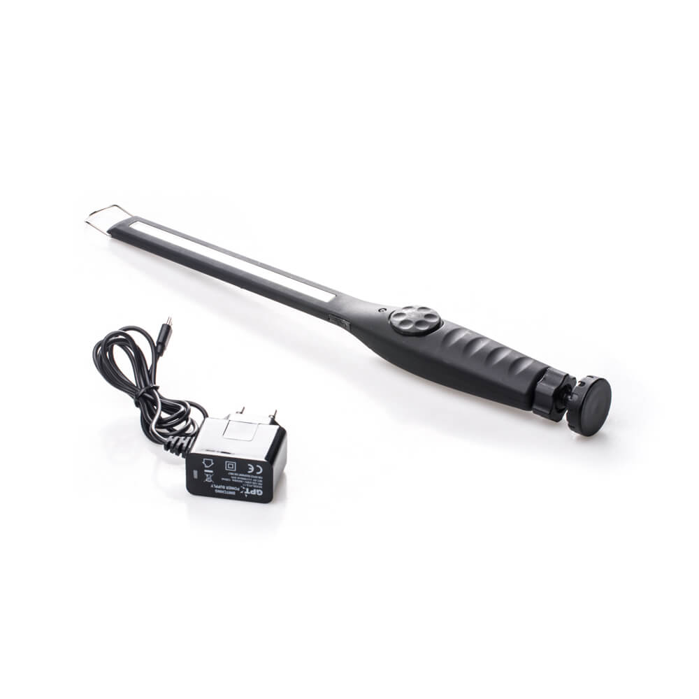 פנס מוסכים מקצועי נטען 900 לומן 