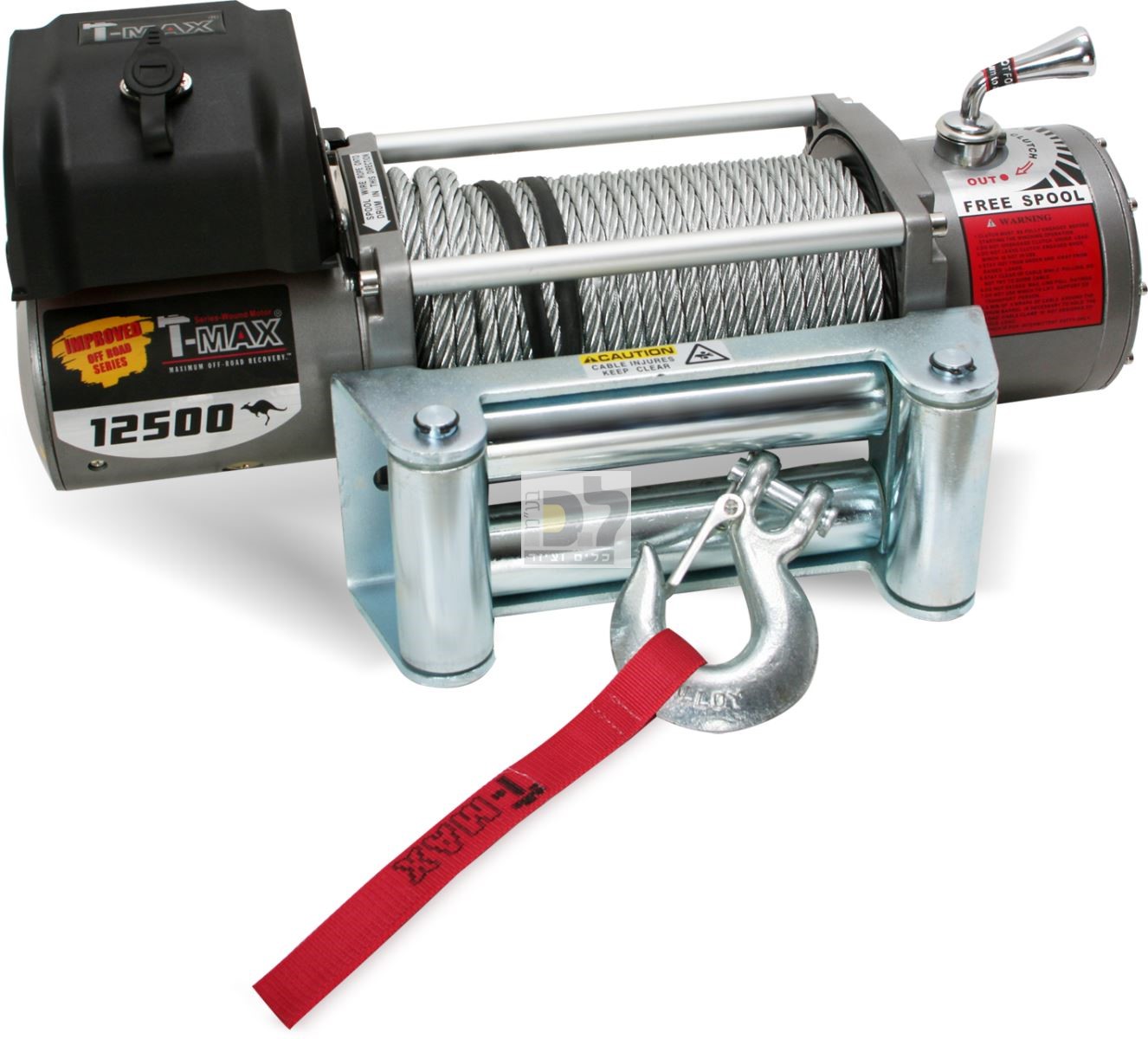 כננת משיכה חשמלית 12500LBS 12V T-MAX
