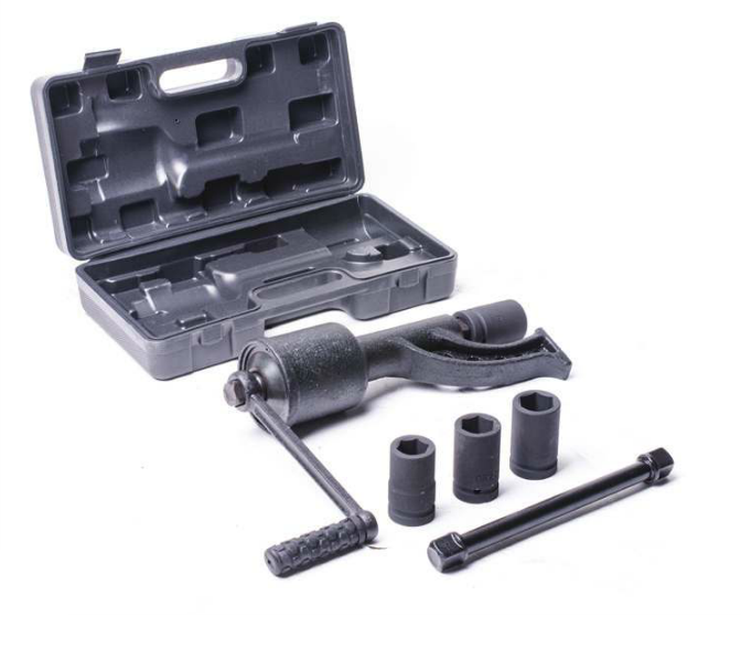 ערכה לפרוק גלגלים מכפיל כח למשאיות ROHER