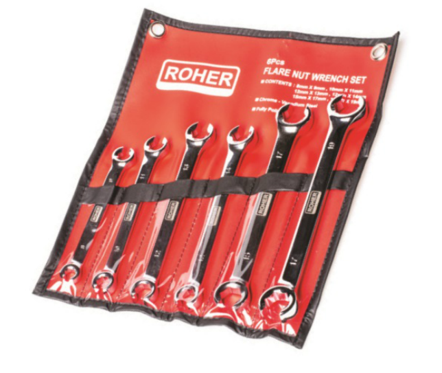 סט 6 מפתחות ניפל 8-19 מ"מ ROHER