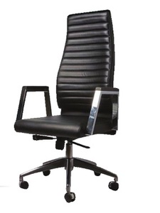 מארק מנהל גבוה דמוי עור שחור מנגנון מכני מיליון כסאות