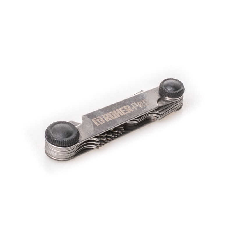 מד הברגות 24 מידות 0.25-6.0 מ"מ ROHER