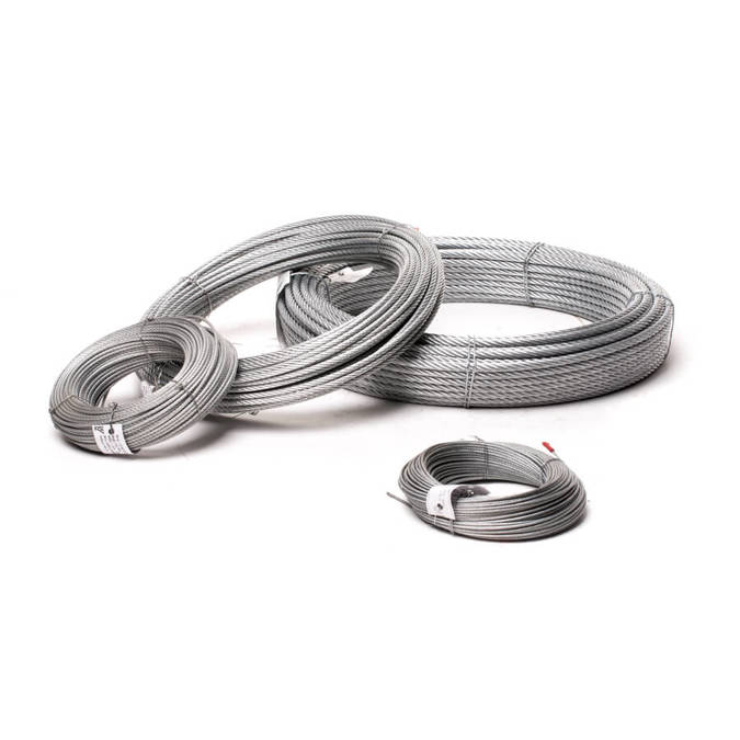 כבל פלדה 3 מ"מ 6X7 חבילה 100 מטר