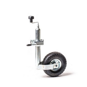 רגל חניה לעגלה 225 ק"ג גלגל אויר  ידית עליונה ROHER