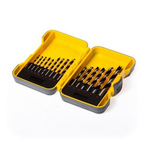 סט  מקדחי עץ 3-10 מ"מ בקופסת פלסטיק למקדחה ROHER