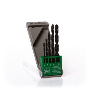 סט מקדחים וידיה לקרמיקה /בטון 5 יח