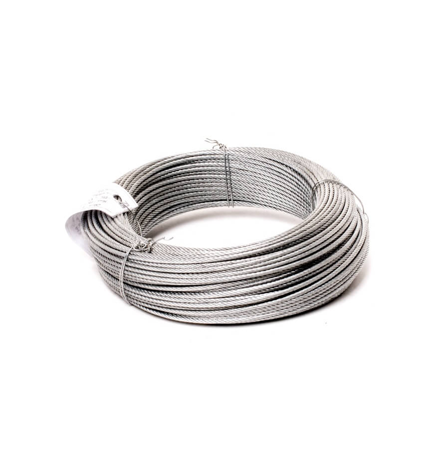 25 מטר כבל פלדה 2 מ"מ 6X7