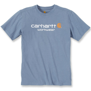 101214 חולצת טי שרוול קצר עם הדפס לוגו אבן ®Carhartt